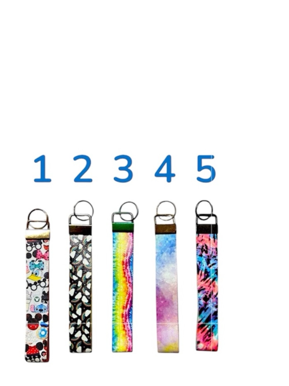 Wrist Key Chain Fob Multiple Designs